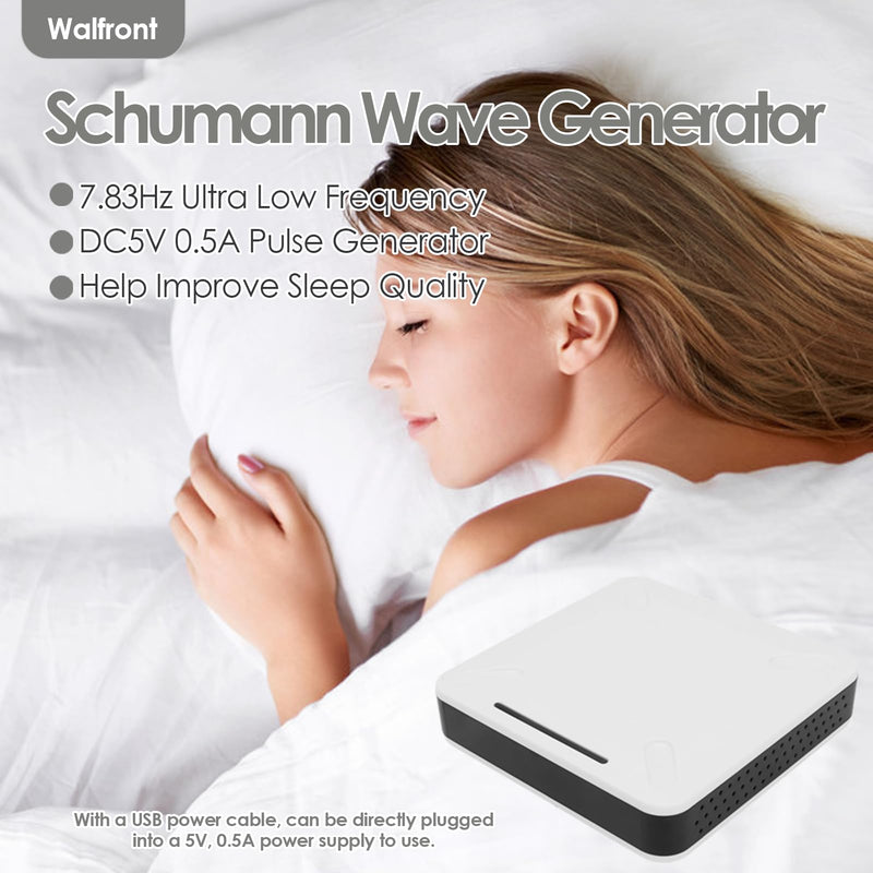 [Australia - AusPower] - Generator DC 5V 0.5A 2.5W 7.83HZ Ultra Low Frequency Pulse Generator Resonance Generator with USB Power Improve Sleep Quality 