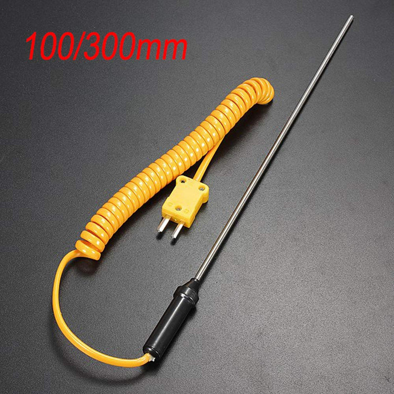 [Australia - AusPower] - K-Type Thermocouple Stainless Steel Insertion Probe 300mm 
