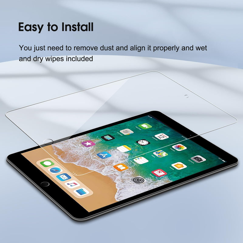 [Australia - AusPower] - 2 Pack Screen Protector Compatible with iPad 6th 5th Generation 9.7 Inch (Model A1822/A1823/A1893/A1954), Tempered Glass Film Guard 
