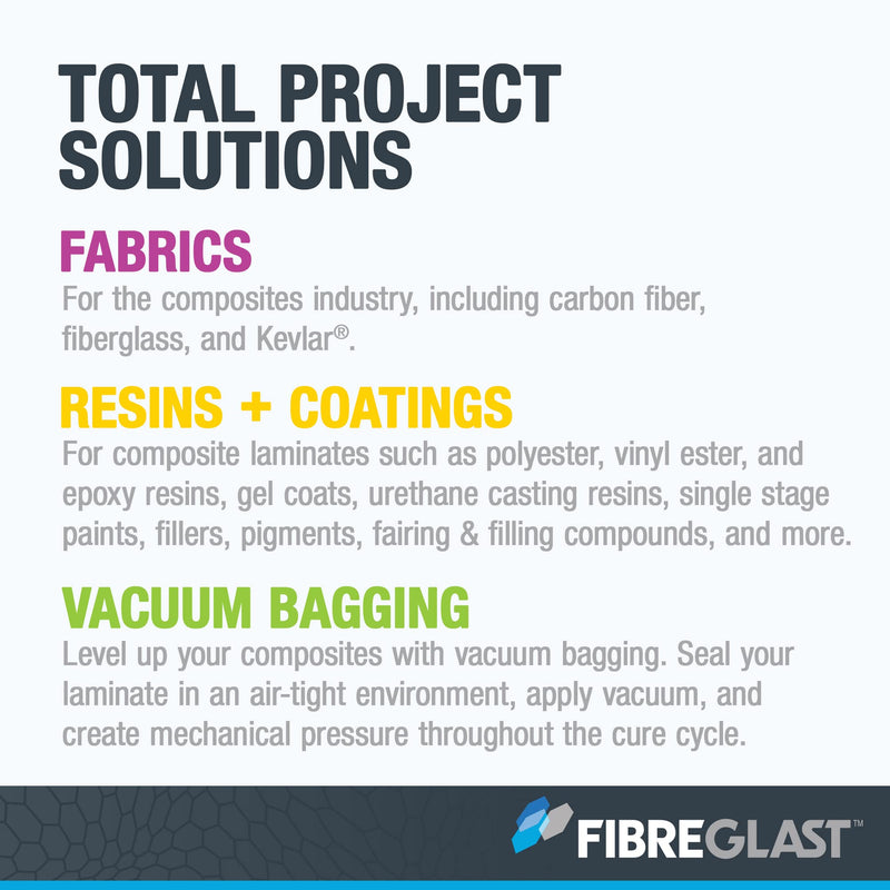 Fibre Glast High-Heat Residue-Free Flash Tape Roll, 1in Wide – Seal Carbon, Fiberglass, Epoxy & Resin Composites – Elite Lab Vacuum Bagging Supplies, Degassing Chambers & Vac Purge Kits