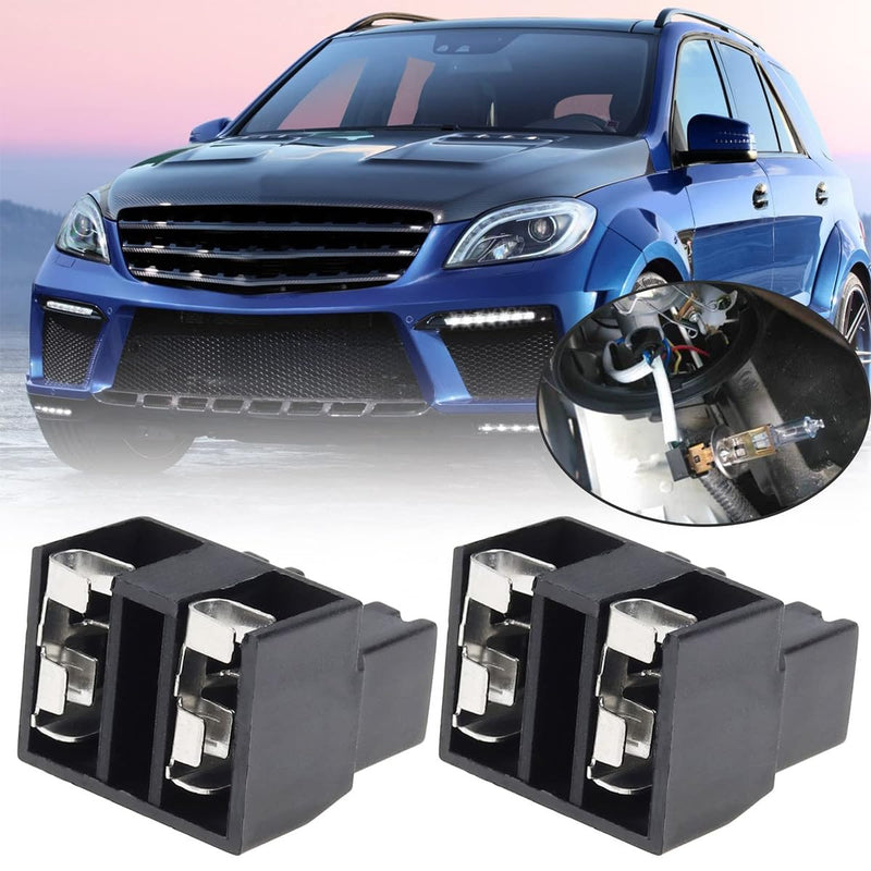 5pcs H7 2 Pin Lamp Holder Wiring Harness Connector for Light Bulb Night Breaker Lamps H7 High Beam Bulb Socket 12V-24V
