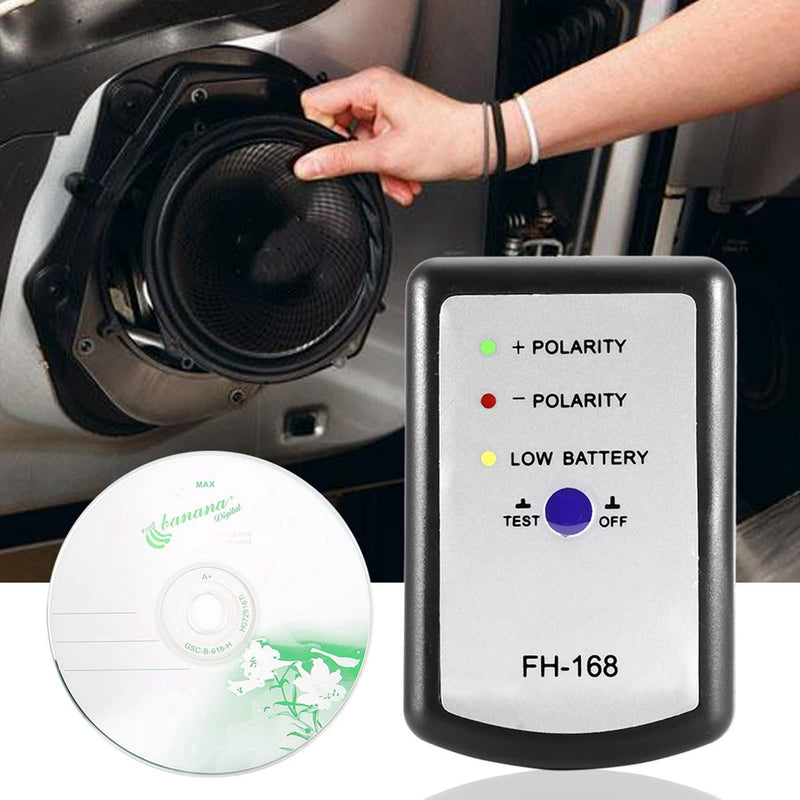 [Australia - AusPower] - Speaker Polarity Tester Auto Car Audio Speaker Horn Phase Meter Phasemeter 