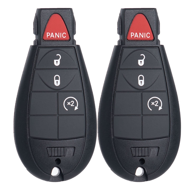 [Australia - AusPower] - Key Fob FOBIK Keyless Remote Start Replacement Fits for Dodge Ram 1500 2500 2009 2010 2011 2012 Grand Caravan Charger Challenger Durango Journey Jeep Grand Cherokee Commander Chrysler Town Country 