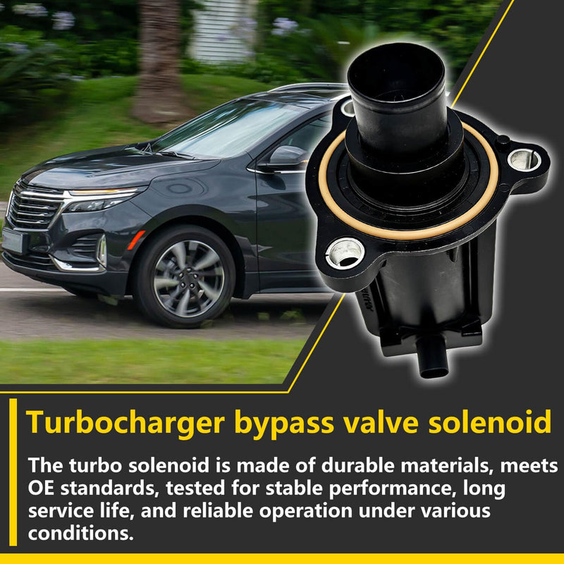 [Australia - AusPower] - Turbocharger Bypass Valve Solenoid 55499323 12653327 Compatible with Chevrolet Malibu 2016-2023 Cruze 2016-2019 Equinox 2018-2022 Trax 2021-2022 GMC Terrain 2018-2022 Turbo Solenoid Valve 