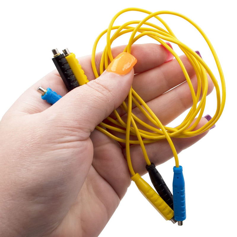 [Australia - AusPower] - Supplying Demand Magnetic Test Lead 3 Pack 20 Inch Magjumper 30 VAC Yellow Blue Black 