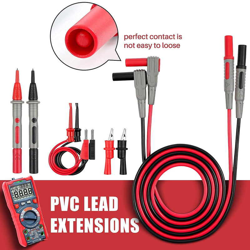 [Australia - AusPower] - AstroAI Digital Clamp Meter+AstroAI Multimeter Test Lead 