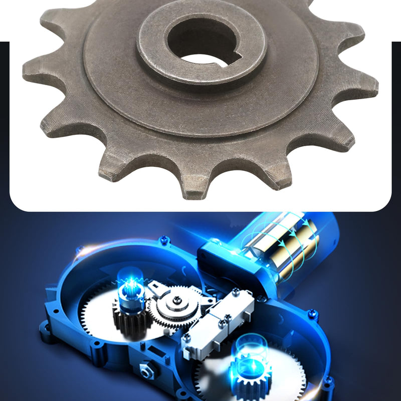 [Australia - AusPower] - Create idea 2 Pcs 13 Tooth Sprocket Bicycle Chain Gear Replacement Part Pinion Sprocket Electric Scooter Motor 13 Tooth 11mm ID Sprocket for 1016Z2 Z3 1018 Geared Motors 