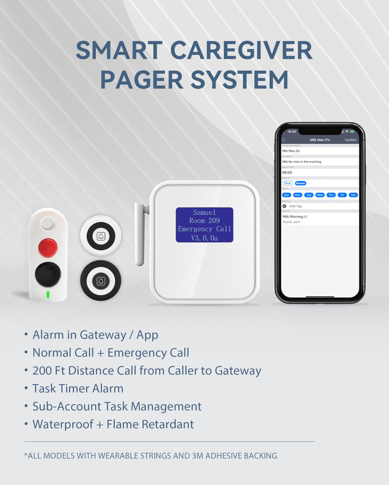 [Australia - AusPower] - FORFEND Caregiver Pager Black 