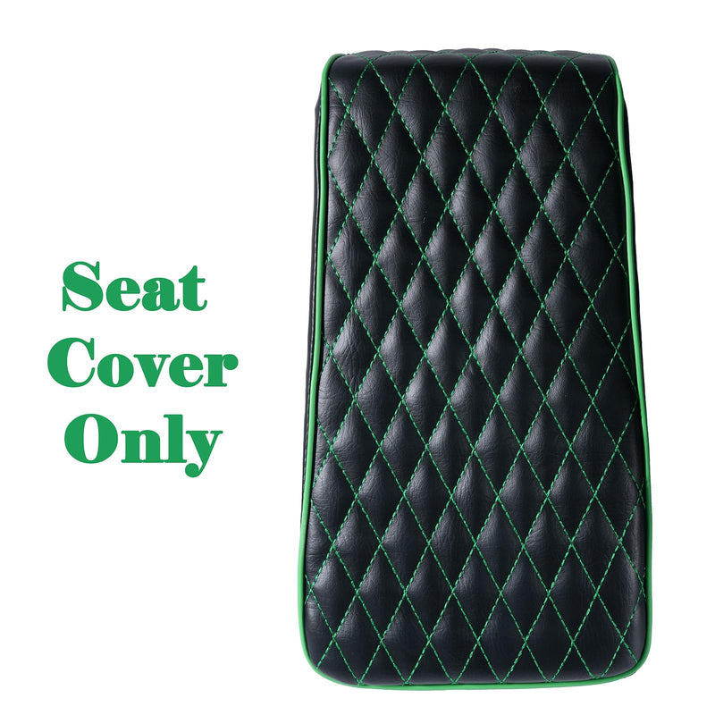 JMCHstore Green Seat Cover for Coleman ct100u 98cc ct100 100cc Motor ct100 3.0HP Mini Bike Trail Powersports Parts Green Stitch