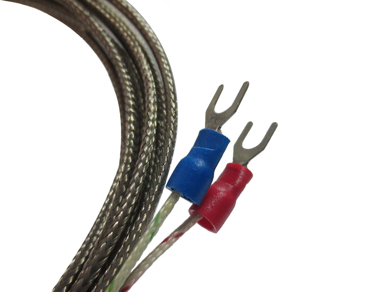 [Australia - AusPower] - Meter Star K-Type Thermocouple Sensor with M6 Screw Probe, 0-800°C High Temperature, 16.4ft WRNT Shielded Cable (Furnace/Oven/Boiler/HVAC/Industrial) 16.4 ft WRNT Shielding Wire 