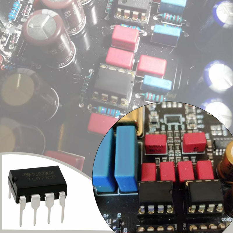 [Australia - AusPower] - OTOTEC TL071CP Operational Amplifier Replacement TL071 Operational Amplifier IC Chip DIP-8 Low Noise JFET Input Chip for Audio Signal Processing Pack of 20 