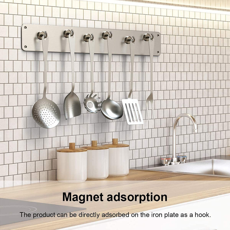 [Australia - AusPower] - Magnetic Hooks Heavy Duty, 100 lbs Strong Hooks for Hanging, Magnet with Hook for cruise cabins, Grill, Fridge, Pack of 12 12 Pack-100 lb 