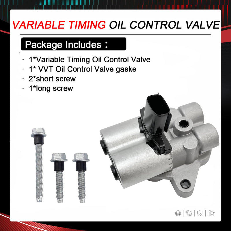 918-806 Engine Variable Timing Oil Control Valve VVT Solenoid Compatible with 2014-2015 Chevy Impala Malibu L4 2.5L, Replaces# 12633613, 19419980
