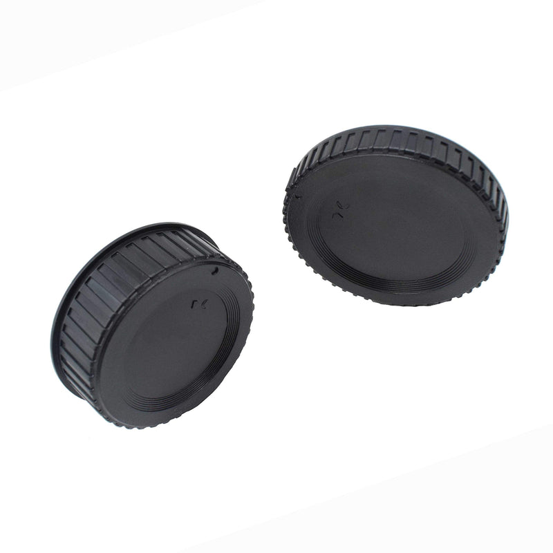 [Australia - AusPower] - Front Body Cap and Rear Lens Cap Cover for Nikon D7500 D7200 D7100 D7000 D5600 D5300 D5200 D5100 D3500 D3400 D3300 D3200 D3100 D850 D810 D800 D750 D600 D90 D80 More Nikon F Mount DSLR and Lens 