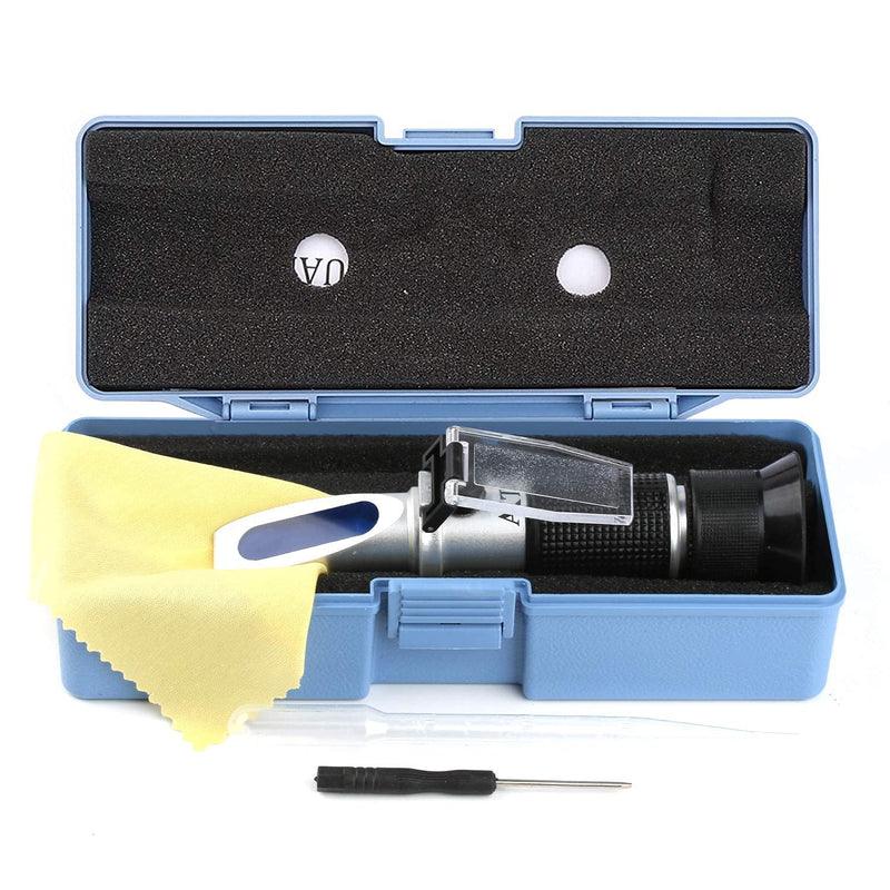 [Australia - AusPower] - Antifreeze Refractometer in Fahrenheit 4 in 1 Antifreeze Tester Coolant Refractometer Ethylene Propylene Glycol Refractometer for Antifreeze System Diesel Exhaust Fluid, Battery Acid 4-in-1 ℉ Antifreeze Refractometer 