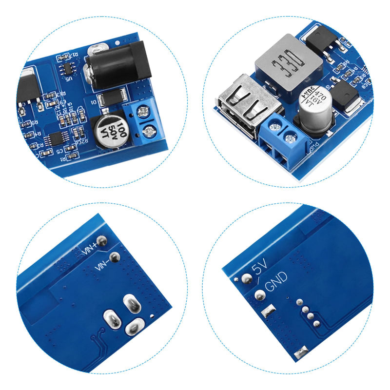 [Australia - AusPower] - APKLVSR DC-DC 24V/12V to 5V 5A Step Down Converter, Step Down Power Supply Buck Converter Module with USB Port 