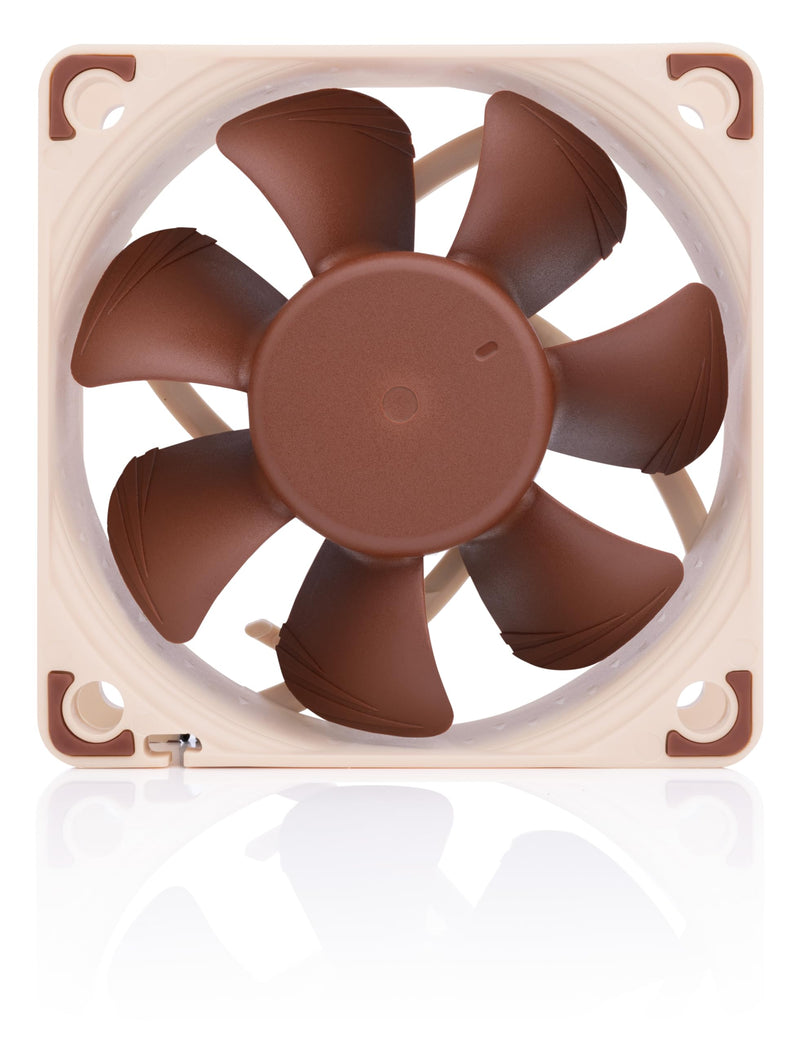 Noctua NF-A6x25 5V PWM, Premium Quiet Fan, 4-Pin, 5V Version (60mm, Brown) (Pack of 2) 60x60x25mm (Pack of 2)