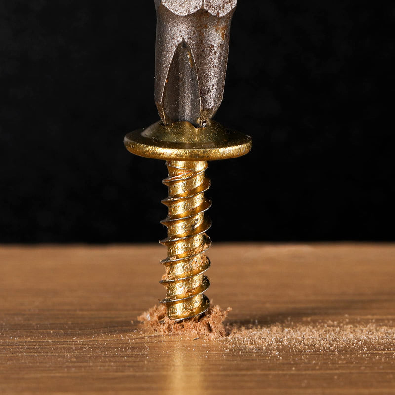 [Australia - AusPower] - #8 x 1" Wood Screw 100Pcs Alloy Steel Standard Thread Truss Head Fast Self Tapping by SG TZH #8 x 1" 100 