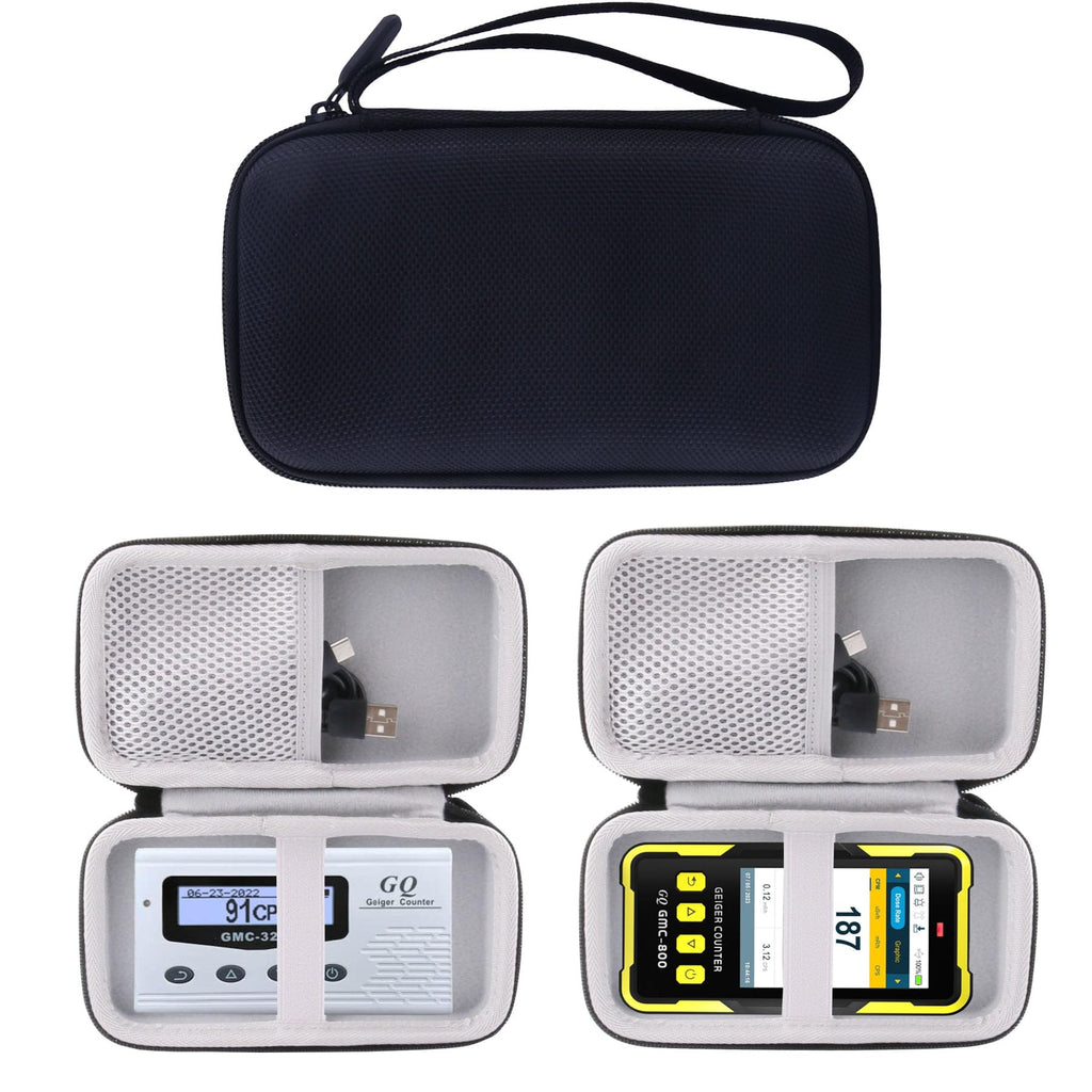 WERJIA EVA Hard Case Compatible with GQ GMC-320S/GMC-300S/GQ GMC-800/GMC-300E Digital Nuclear Radiation Detector Monitor Meter