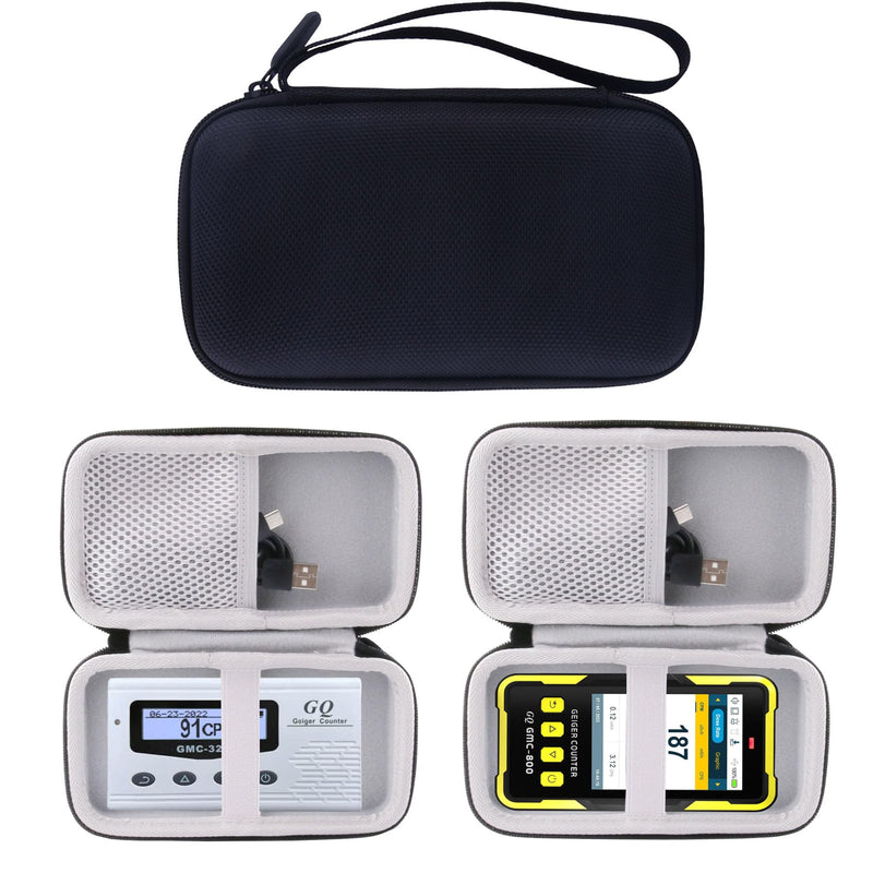 WERJIA EVA Hard Case Compatible with GQ GMC-320S/GMC-300S/GQ GMC-800/GMC-300E Digital Nuclear Radiation Detector Monitor Meter