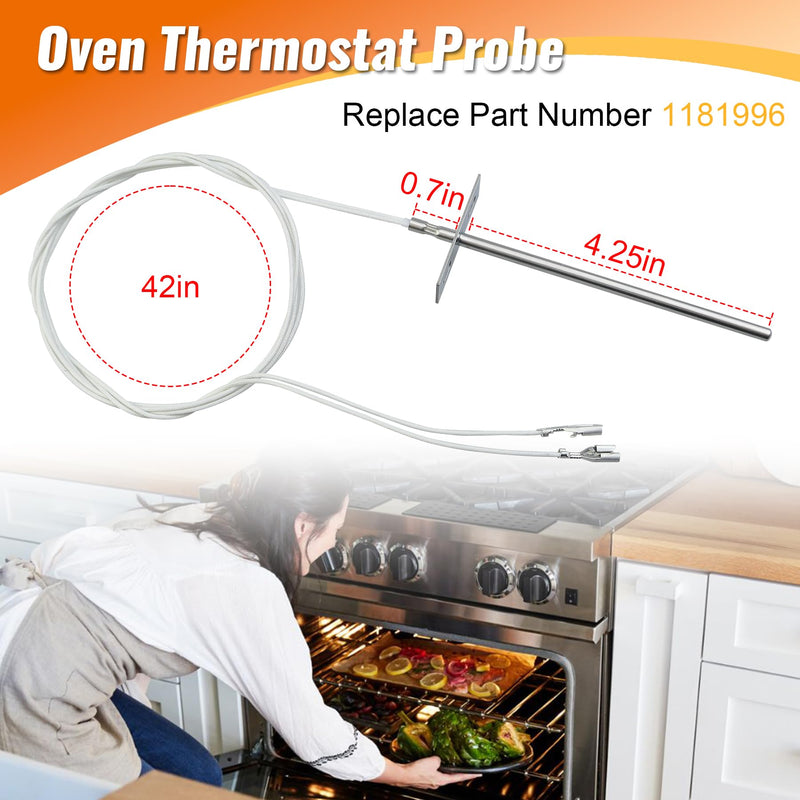 [Australia - AusPower] - 1181996 Oven Thermostat Probe Fit for Range B-Series BGS/12SC BGS/22SC CG90-1 EB/10CCH EB/10PC EB/10RT EB/20CCH EB/20PC EB/20RT EB/20SC EH-10CCH EH-10PC 