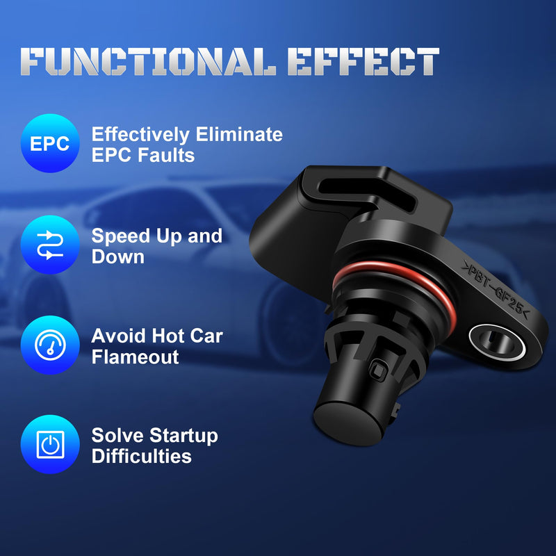 Engine Cam Camshaft Position Sensor 39350-2E200 393502E200 Compatible with 2017 2018 2019 2020 2021 Hyundai Elantra/Elantra GT/Kona & Kia Forte Soul Forte5 Seltos 2.0L, Set of 2