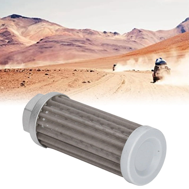 [Australia - AusPower] - Hydraulic Suction Valve Strainer Filter Cartridge Metal Mesh Pipe Joint Fuel Suction Filter Element for Automobile Generators - Stainless Steel 