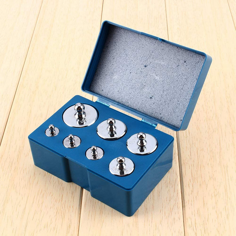 Calibration Weights Set Precision Weight 10G to 200G with Tweezers for Digital Scale, Jewelry Scale