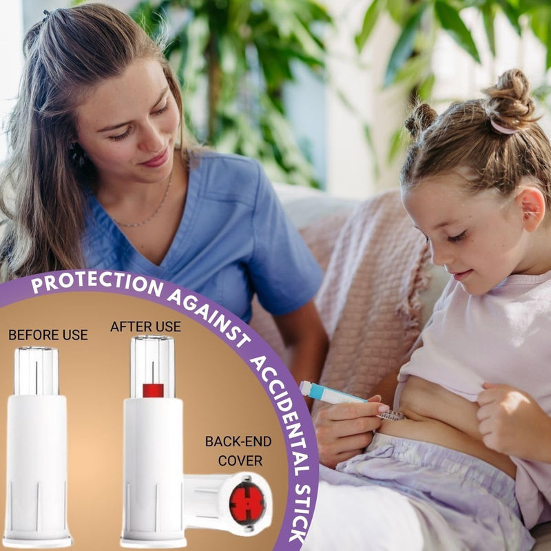 [Australia - AusPower] - ONE-CARE Duo Safety Pen Tips 30G x 3/16’’ (5mm), Dual Shield Protection, Universal Fit, Sterile, 100/bx 30G x 5mm 