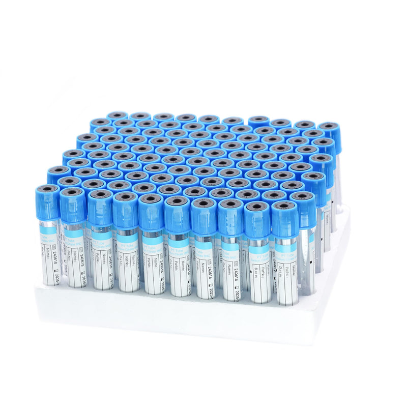 [Australia - AusPower] - Vacutainer Blood Collection Tubes Lab Vacuum Blood Collecting Tube for Pet Animals Veterinary Lab Supplies 100 Pcs Wrap Packaging (PT Tube, 3ml) PT Tube 