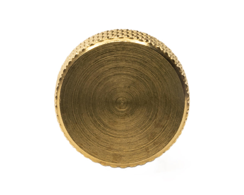 [Australia - AusPower] - 1/4-20 Thumb Screws Brass Knurled 3/4" Thread Length 5 Pack 