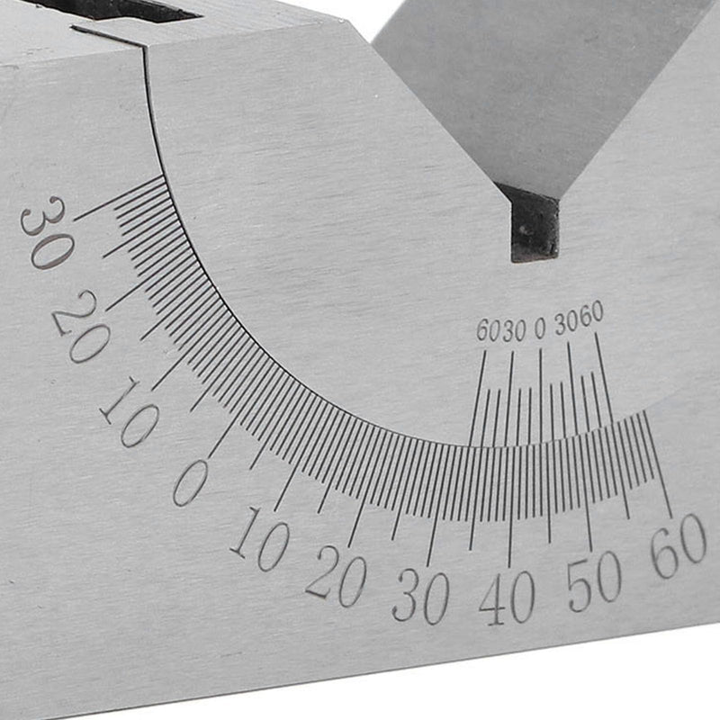 [Australia - AusPower] - Micro Adjustable Angle Gauge V Blocks, Adjustable Angle Gauge, Alloy Steel High Accuracy Angle V Block for Milling Machine 