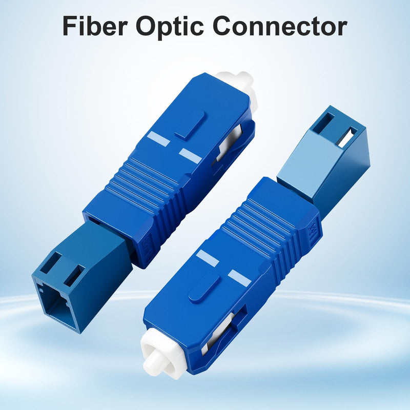 [Australia - AusPower] - FiberPrime- SC/UPC to LC/UPC Fiber Optic Adapter, Male-Female, Simplex Singlemode Fiber Optic Coupler, Hybrid Optical Fiber Convertor Adapter, 5Pack 5 SM-SC-LC-SX 