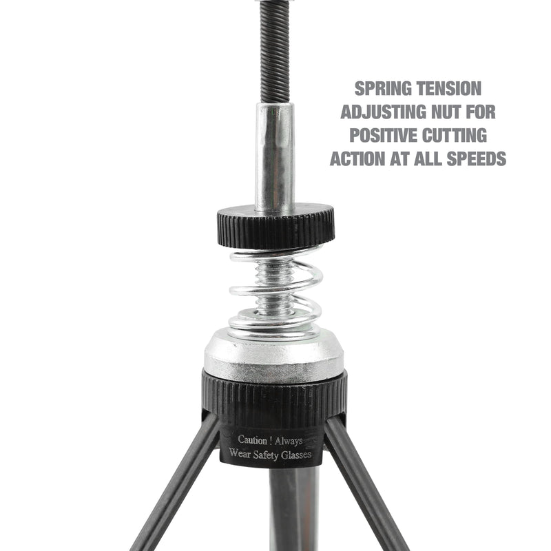 [Australia - AusPower] - OEMTOOLS 25041 Adjustable Engine Cylinder Hone Deglazer, Honing Tool with 3 Medium Grit 4 Inch Stones, Compatible Standard Drills for Positive Engine Honing Cutting at All Speeds 2 to 7 inches 