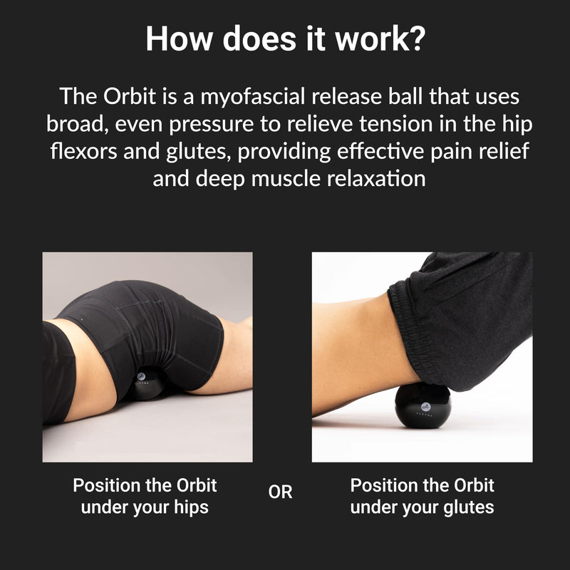 [Australia - AusPower] - Aletha - Hip Flexor Release Ball By The Original Inventor of The Hip Hook™ | Psoas Massage Ball for Pain Relief & Trigger Point Muscle Therapy 