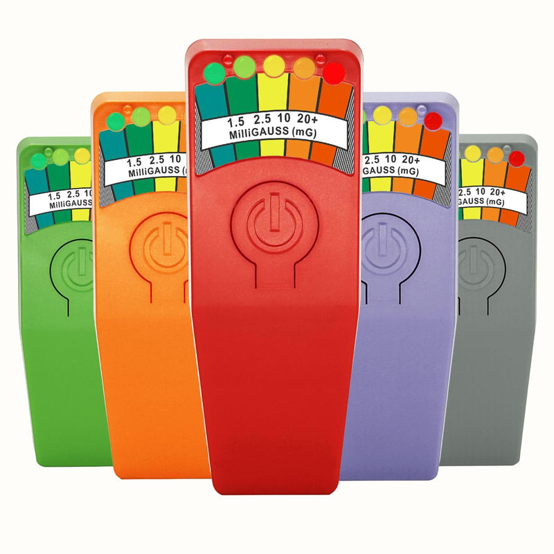 [Australia - AusPower] - EMF Meter Ghost Hunting Magnetic Field Detector Spirit Box Paranormal Equipment Tester Red 