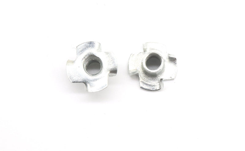 [Australia - AusPower] - binifiMux M8 4 Pronged Tee Nut T-Nuts w/Zinc Plated,Carbon Steel, Pack of 50 M8 50pcs 