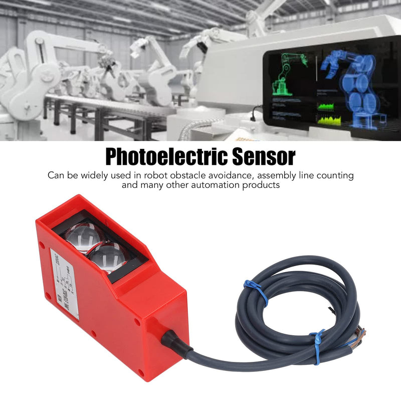 [Australia - AusPower] - AC220 V Light Barrier, IP54 Protection, 6 m Range, Diffuse Reflection, Light Barrier, Obstacle Avoidance Sensor 