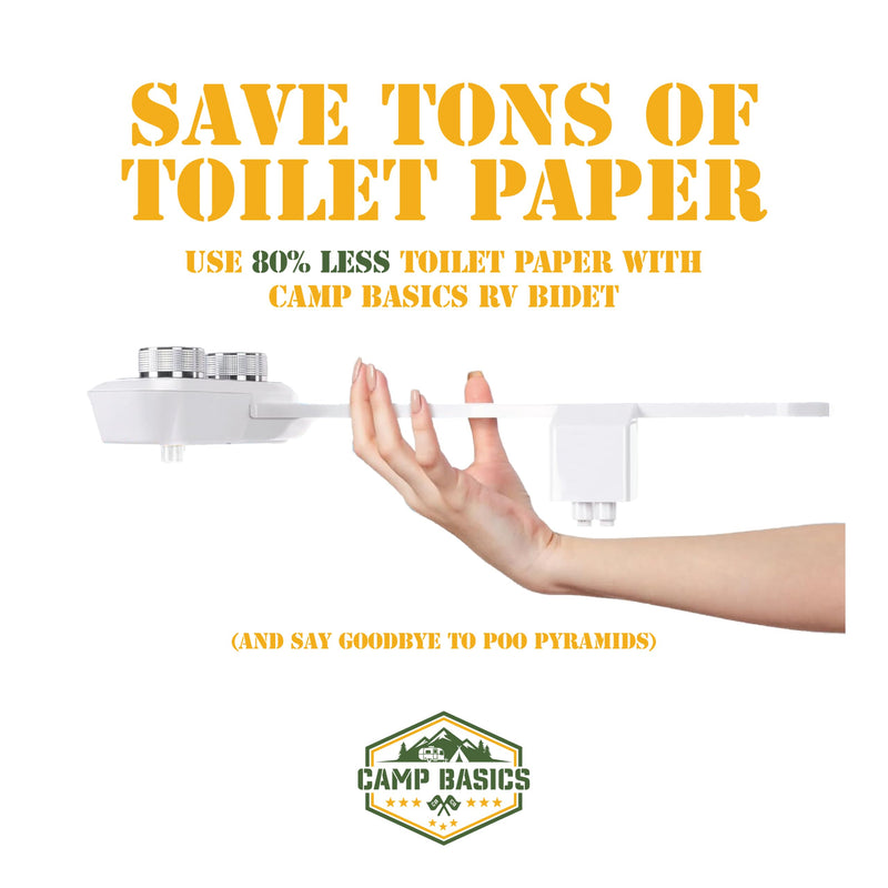 RV Bidet Made to Fit Your RV and Camper Trailer | Easy to Install and Self Cleaning | Non Electric | Upgrade Your RV