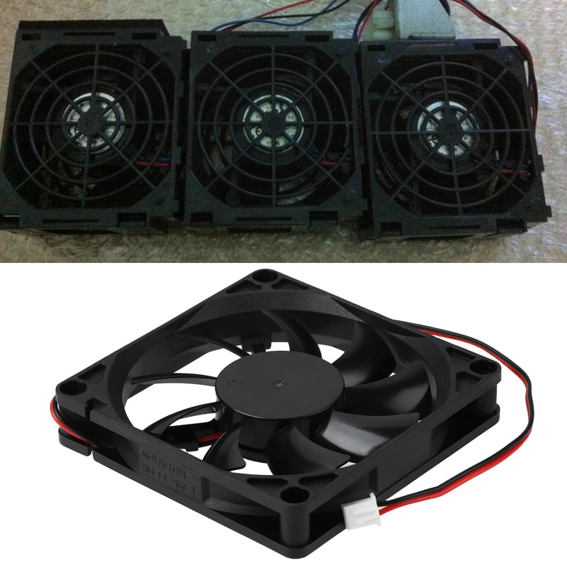 EMSea 2 Pin Fan 80 x 80 x 15 mm 12V 0.40A Compatible with Delta EFB0812HHB Brushless 8015 Fan