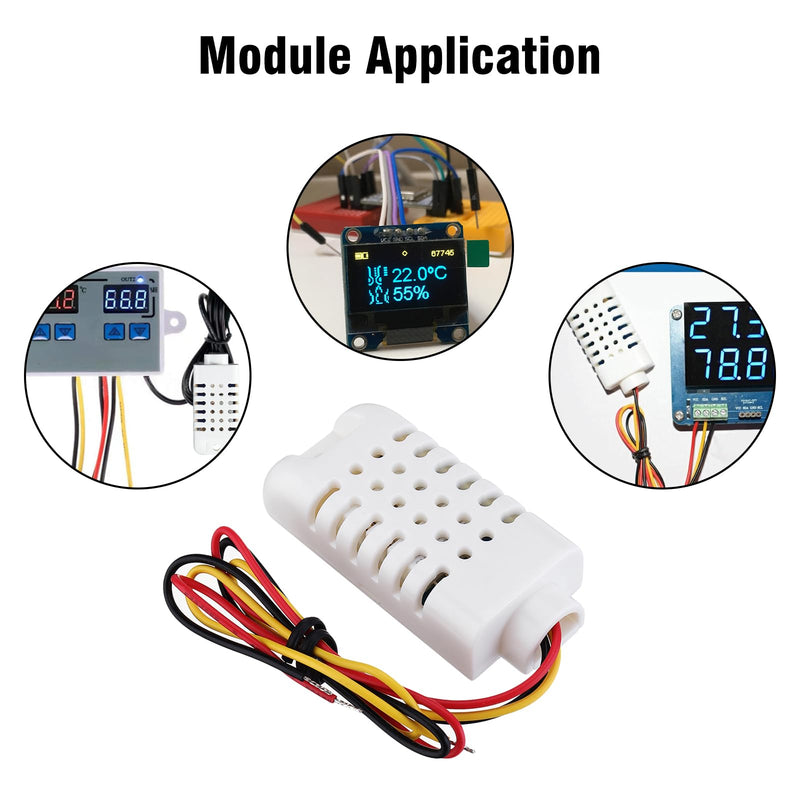 [Australia - AusPower] - Binghe Temperature and Humidity Sensor - Pack of 3 Digital Module DC 3.3-5.5V - Compatible with Arduino 