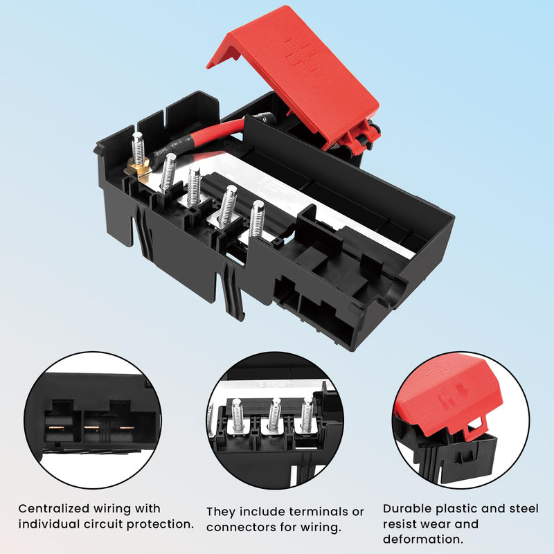 [Australia - AusPower] - Battery Distribution Fuse Block Compatible with Chevy Silverado, GMC Sierra 1500 2500 HD 3500 HD 2014-2016, for Chevy Suburban, Cadillac Escalade, GMC Yukon, Tahoe 2015-2020, Replaces 84354716 