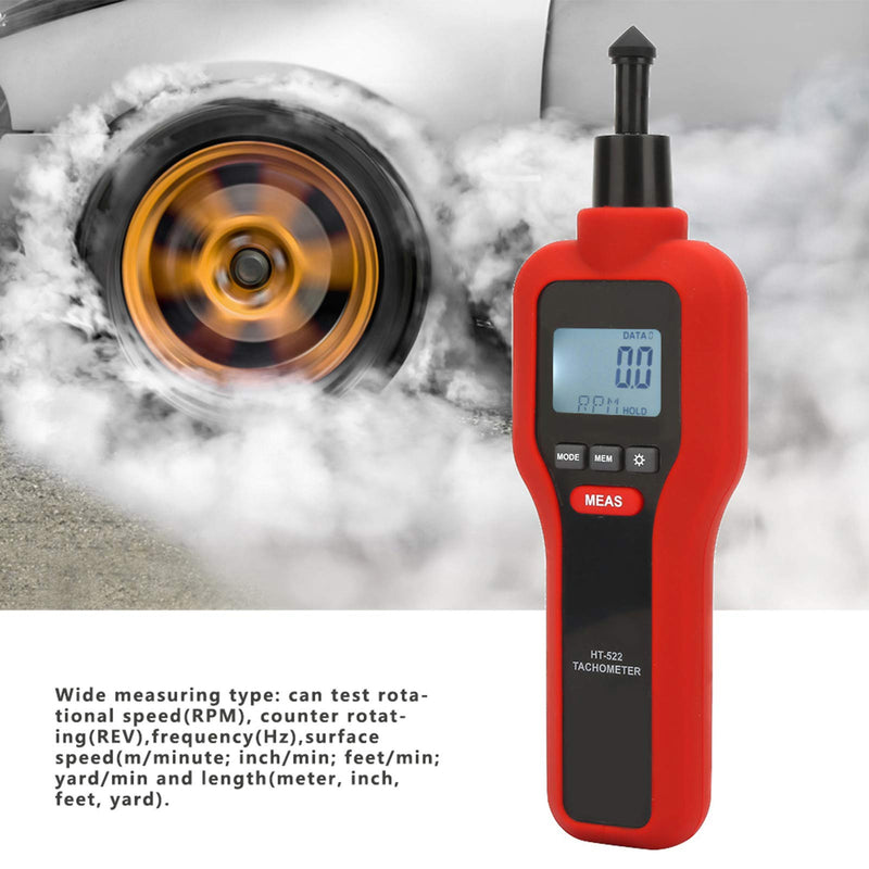 [Australia - AusPower] - Handheld Non- 2-99999& 2-19999 LCD Digital Tachometer Tach Rotate Speed Meter for Non- & Testing 