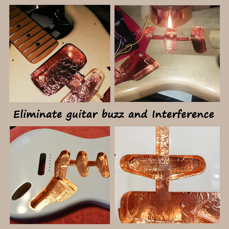 [Australia - AusPower] - Copper Foil Tape (4" X 118") with Dual Conductive Copper Adhesive Tape for Guitar & EMI Shielding, Electrical Repairs, Crafts, Stained Glass, Paper Circuits, Soldering, Grounding, Garden 4" X 118" 