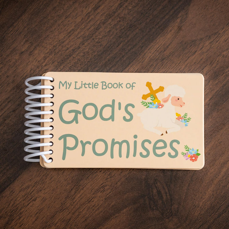 [Australia - AusPower] - God's Promises Book 5×3×0.5 in - Baptism Gifts Idea for Boys Girls Baby Kid Godson Goddaughter from Godmother, First Birthday Gift Christian Baby Books First Bible Grandson Granddaughter Baby Shower 