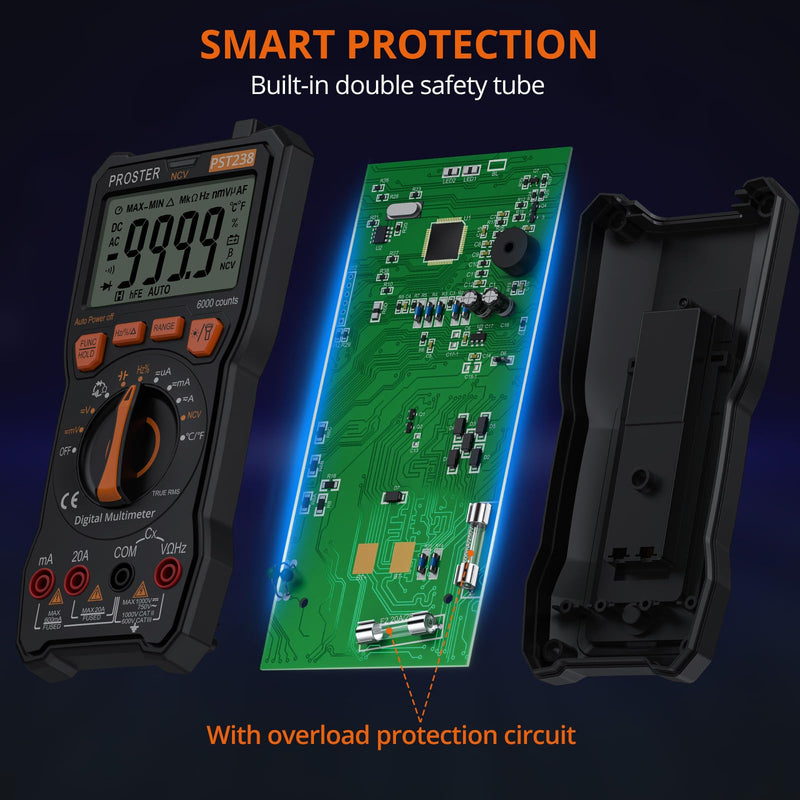 [Australia - AusPower] - Proster Multimeter & Multimeter Case 