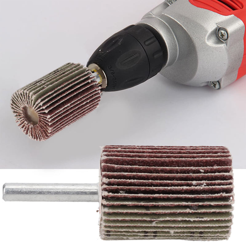 [Australia - AusPower] - Duokon Flap Wheel 28 mm, Die Sander Flap Wheel for Steel, 10 Pieces Sanding Flap Sander, Sandpaper, Flap Grinding Wheel, Grinding Head, Rotary Tool for Grinding and Polishing 