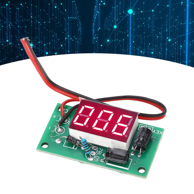 Counter Module 3 Digit Red Display Accumulator Module for Various Industries and Scenarios (4-7V) 4-7V