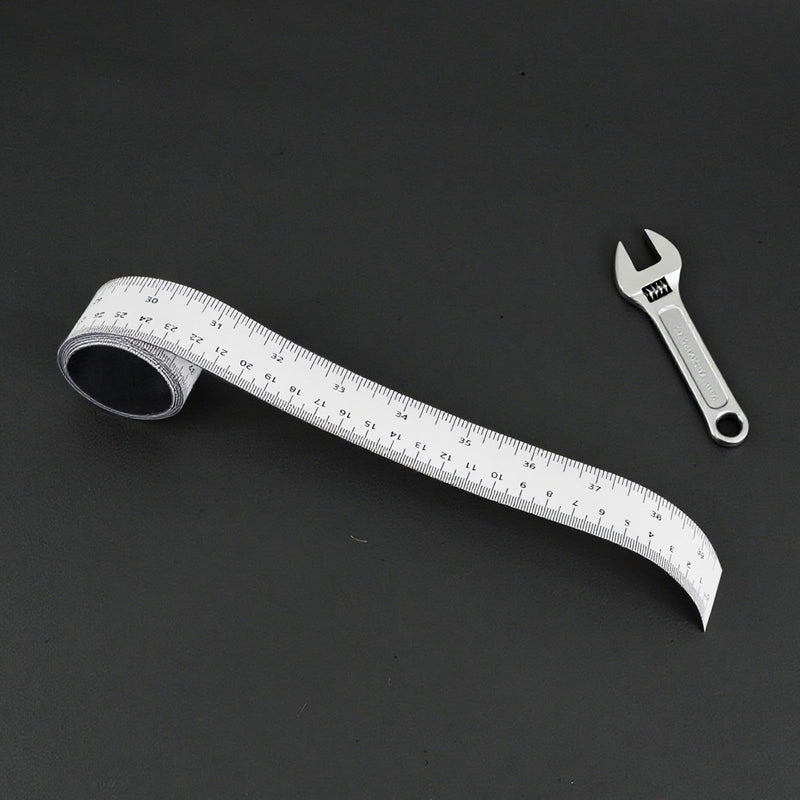 [Australia - AusPower] - 5 Pcs 39.37 Inch Magnetic Ruler with Both Inches and Centimeters Flexible Portable Magnetic Measuring Tape for Workshops Lathes Whiteboard Table Saws Mills 