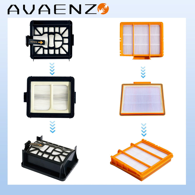 [Australia - AusPower] - Replacement Parts Compatible with Shark AV2610WA AV2630WA RV2610WA Matrix Plus Robot Vacuum Cleaner,1 Main Brush,1 Main Brush Cover,2 Filters,5 Mop Pads,6 Side Brushes,1 Pre Filter,1 Pre-Motor Foam 